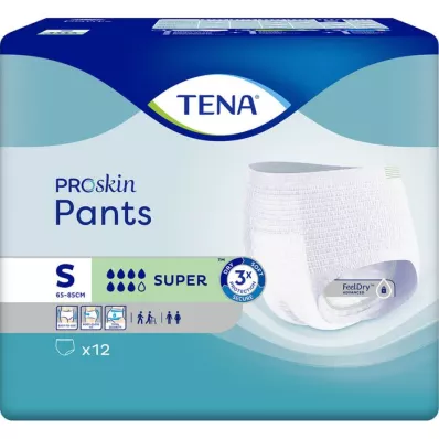 TENA PANTS Calças descartáveis super S, 12 unidades