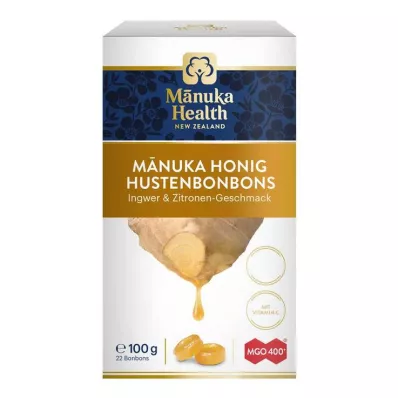 Manuka Health Mgo 400 + pirulitos de gengibre e limão, 100 g Manuka Health Mgo 400 + pirulitos de gengibre e limão, 100 g
