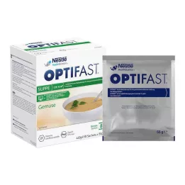 OPTIFAST Sopa de legumes em pó, 8X55 g