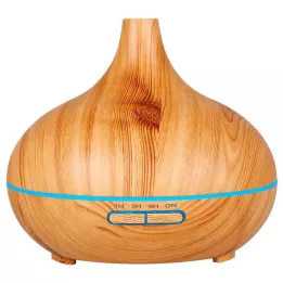 AROMA DIFFUSER Design em madeira com LED, 1 peça