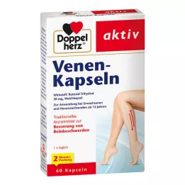 DOPPELHERZ Cápsulas de veias, 60 pcs