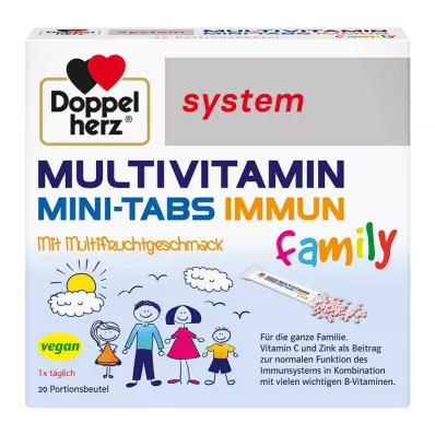 DOPPELHERZ Sistema familiar Multivitamin Mini-Tabs, 20 unidades