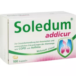 SOLEDUM addicur 200 mg cápsulas moles com revestimento entérico, 100 unid
