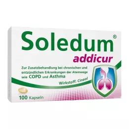 Soledum addicur 200 mg cápsulas moles gastrorresistentes, 100 unidades