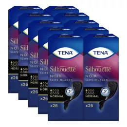 TENA SILHOUETTE Cuecas normais noir, 26 peças