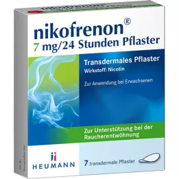 NIKOFRENON 7 mg/24 horas em adesivo transdérmico, 7 unidades