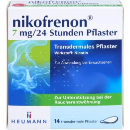 NIKOFRENON 7 mg/24 horas em adesivo transdérmico, 14 unidades
