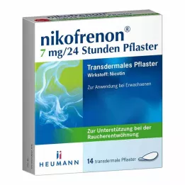 NIKOFRENON 7 mg/24 horas em adesivo transdérmico, 14 unidades