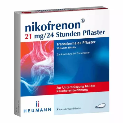 nikofrenona 21 mg/adesivo de 24 horas, 7 unidades