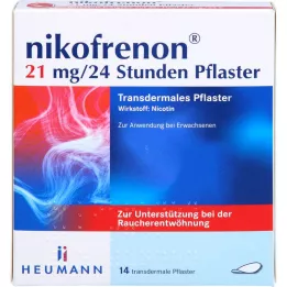 NIKOFRENON Adesivo transdérmico de 21 mg/24 horas, 14 unidades
