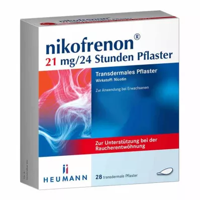 nikofrenona 21 mg/adesivo de 24 horas, 28 unidades