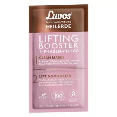 LUVOS Reforço Lifting de Argila Curativa&amp;Máscara de Limpeza 2+7,5ml, 1 P