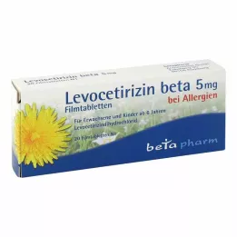 Comprimidos revestidos por película de levocetirizina beta 5 mg, 20 unidades