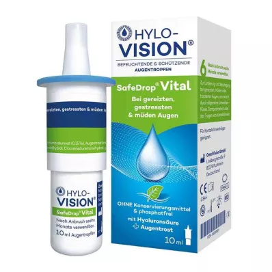 HYLO-VISION Colírio SafeDrop Vital, 10 ml HYLO-VISION Colírio SafeDrop Vital, 10 ml
