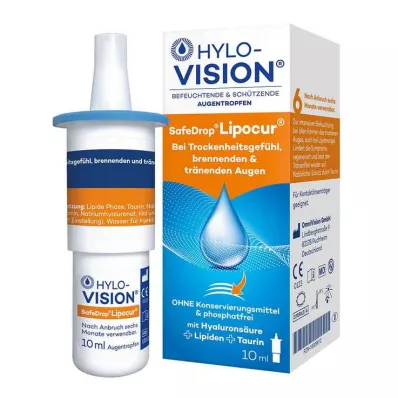 HYLO-VISION Colírio SafeDrop Lipocur, 10 ml
