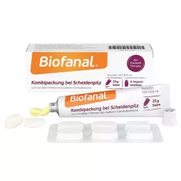 BIOFANAL Embalagem combinada para micoses vaginais Vagtab + pomada, 1 P