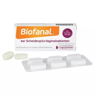 Biofanal® para comprimidos vaginais de candidíase vaginal, 6 unidades Biofanal® para comprimidos vaginais de candidíase vaginal, 6 unidades