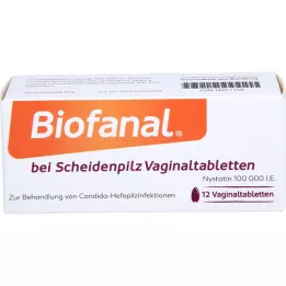 BIOFANAL para micoses vaginais 100 000 U.I. comprimidos vaginais, 12 unidades