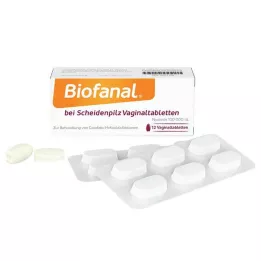 BIOFANAL para micoses vaginais 100 000 U.I. comprimidos vaginais, 12 unidades