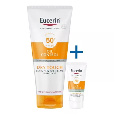 Eucerin Sun Gel-Creme Corporal de Controle de Óleo LSF 50+ , 200 ml