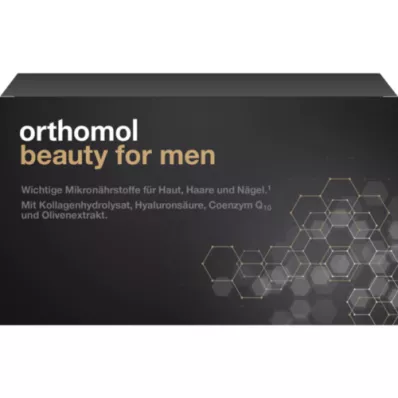 ORTHOMOL Ampolas de bebida beauty for Men, 30 pcs