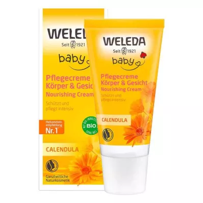 WELEDA Creme de cuidado corporal com calêndula &amp; Rosto, 30 ml