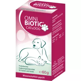 OMNI BiOTiC Gato &amp; Pó para cães, 60 g