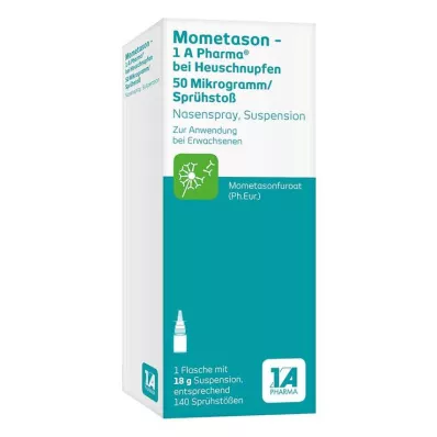 MOMETASON 1A Phar.b.Febre dos fenos 50μg/Spr.Stoß 140, 18 g MOMETASON 1A Phar.b.Febre dos fenos 50μg/Spr.Stoß 140, 18 g