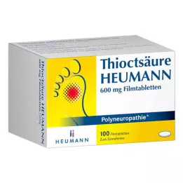 THIOCTSÄURE HEUMANN Comprimidos revestidos por película de 600 mg, 100 unidades