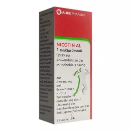 NICOTIN AL 1 mg/spray para uso oral, 1 unid