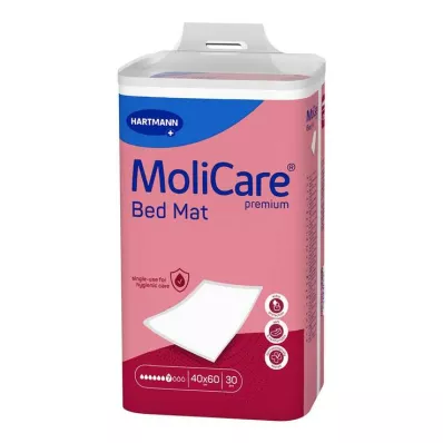 MOLICARE Tapete de cama Premium 7 gotas 40x60 cm, 30 pcs MOLICARE Tapete de cama Premium 7 gotas 40x60 cm, 30 pcs