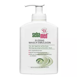 SEBAMED emulsão de lavagem líquida com azeitona com doseador, 200 ml