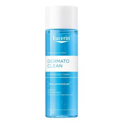 Eucerin Dermatoclean Hyaluron tônico facial transparente, 200 ml Eucerin Dermatoclean Hyaluron tônico facial transparente, 200 ml