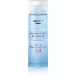 EUCERIN DermatoCLEAN Hyal.Miz.fluido de limpeza 3 em 1, 200 ml