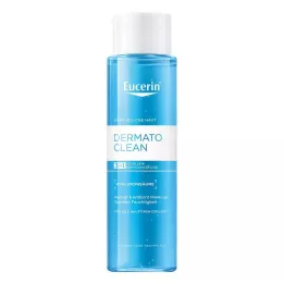 EUCERIN DermatoCLEAN Hyal.Miz.fluido de limpeza 3 em 1, 400 ml