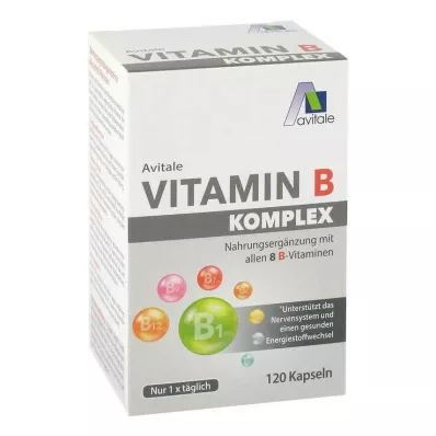 VITAMIN B KOMPLEX Cápsulas, 120 Cápsulas