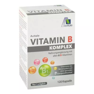VITAMIN B KOMPLEX Cápsulas, 120 Cápsulas