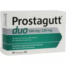 PROSTAGUTT duo 160 mg/120 mg cápsulas moles, 60 unid
