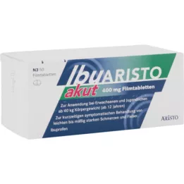 IBUARISTO acute 400 mg comprimidos revestidos por película, 50 unid