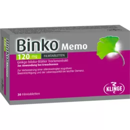 BINKO Memo 120 mg comprimidos revestidos por película, 30 unidades