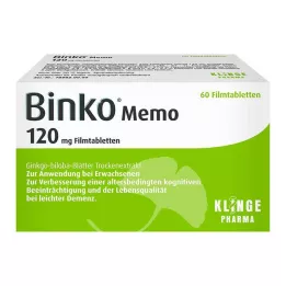 BINKO Memo 120 mg comprimidos revestidos por película, 60 unid