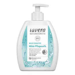 LAVERA base sabonete de cuidado sensível aloé orgânico+camomila orgânica, 250 ml