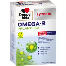 DOPPELHERZ Cápsulas de sistema de ervas Omega-3, 120 Cápsulas