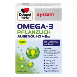 DOPPELHERZ Cápsulas de sistema de ervas Omega-3, 120 Cápsulas