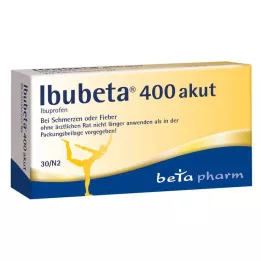 IBUBETA 400 comprimidos revestidos por película agudos, 30 unidades