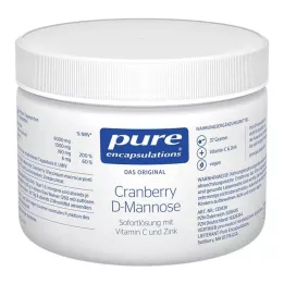 PURE ENCAPSULATIONS Cranberry D-Mannose em pó, 37 g