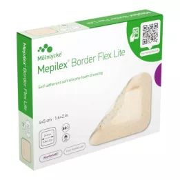 MEPILEX Penso de espuma Border Flex Lite 4x5 cm, 10 unidades