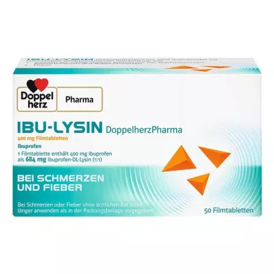 IBU-LYSIN DoppelherzPharma 400 mg comprimidos revestidos por película, 50 unidades IBU-LYSIN DoppelherzPharma 400 mg comprimidos revestidos por película, 50 unidades