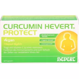 CURCUMIN HEVERT Cápsulas Protect, 60 Cápsulas