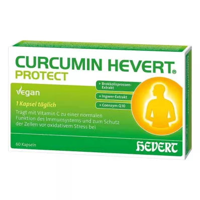 Cápsulas de Curcumina Hevert Protect (60 peças) Cápsulas de Curcumina Hevert Protect (60 peças)